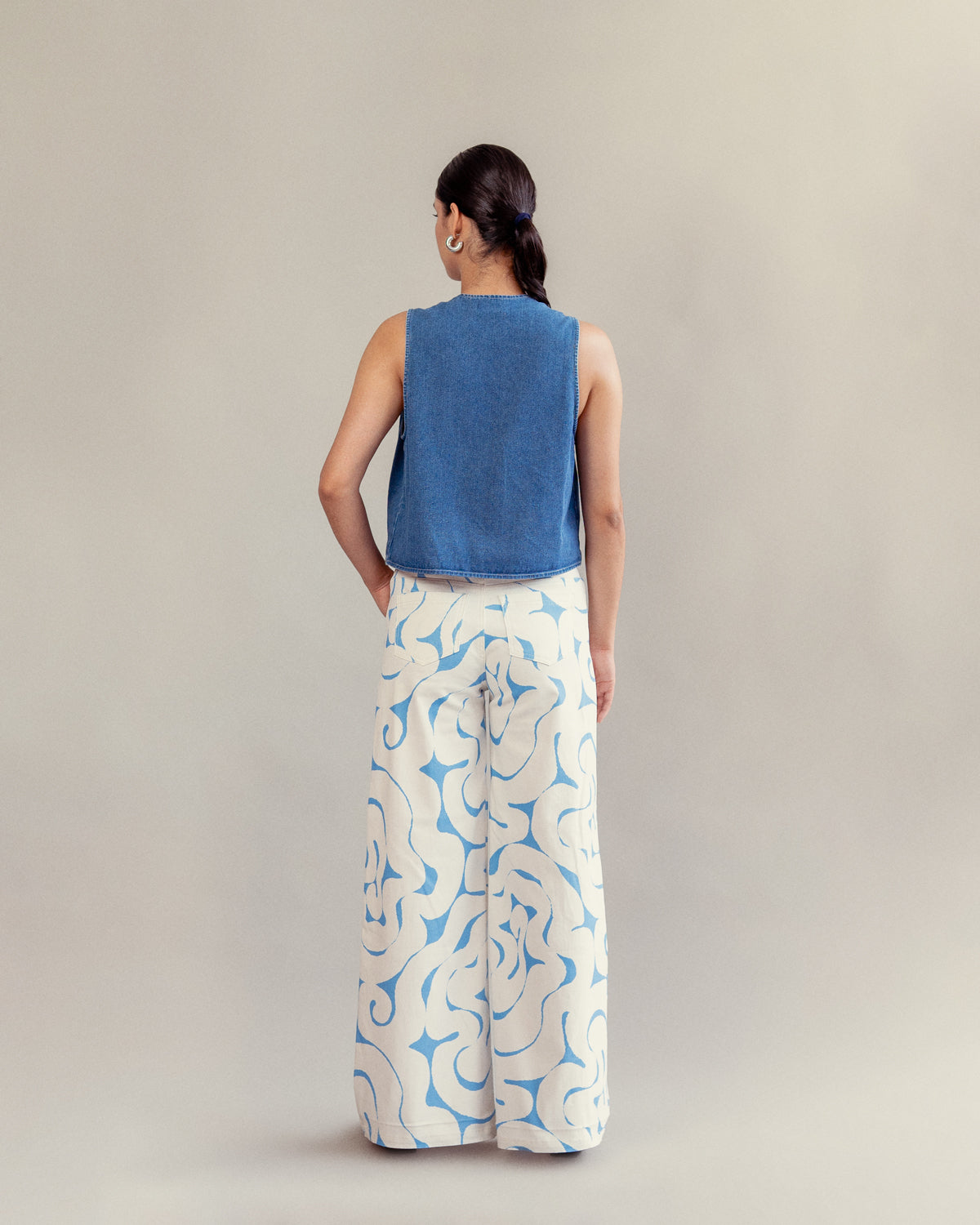 Jean Ruffle Cielo