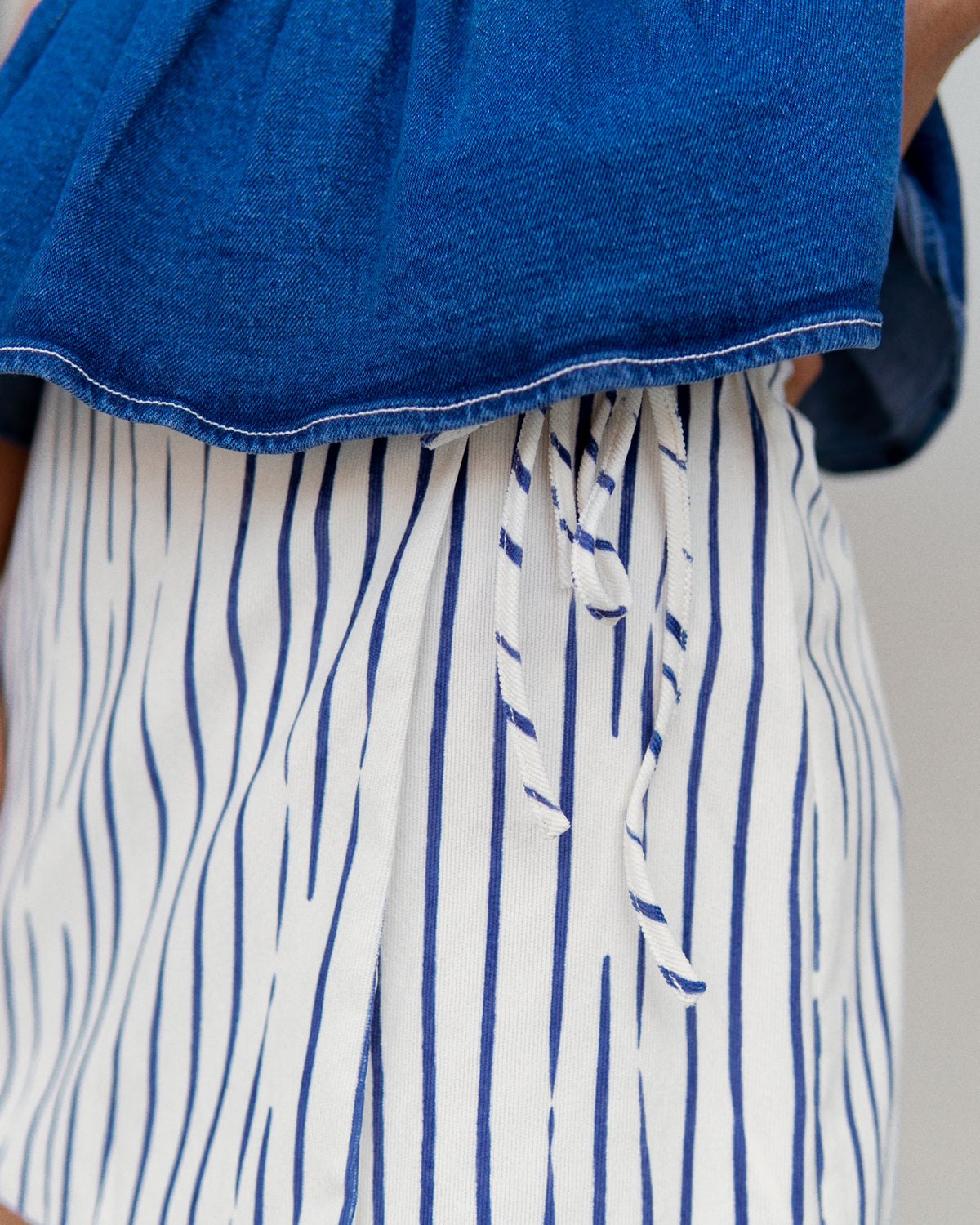 Falda Short Flow Azul