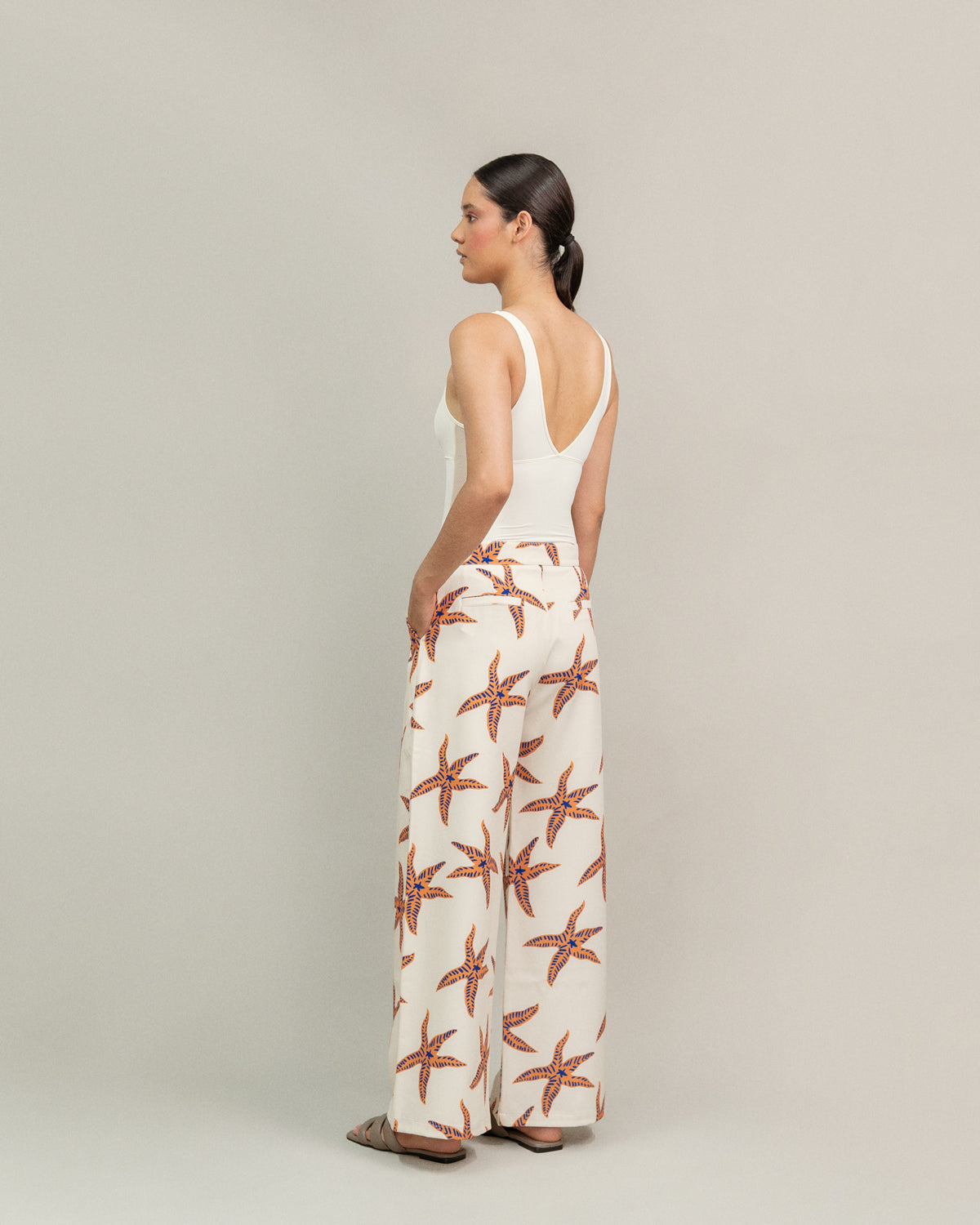 Pantalón Malia Estrellas Naranja