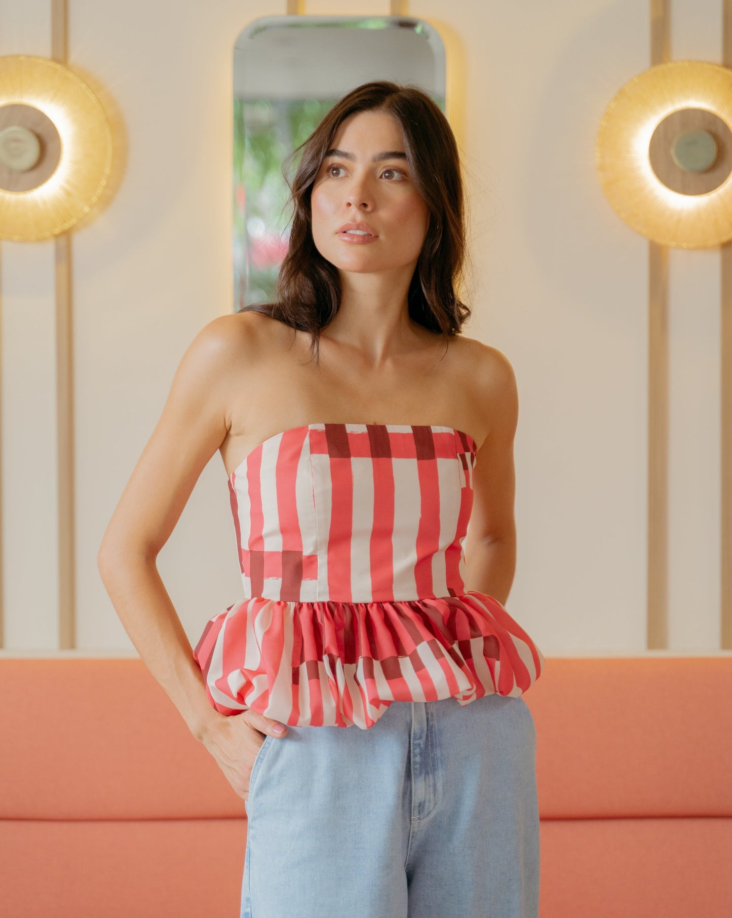 Top Mimosa Stripes