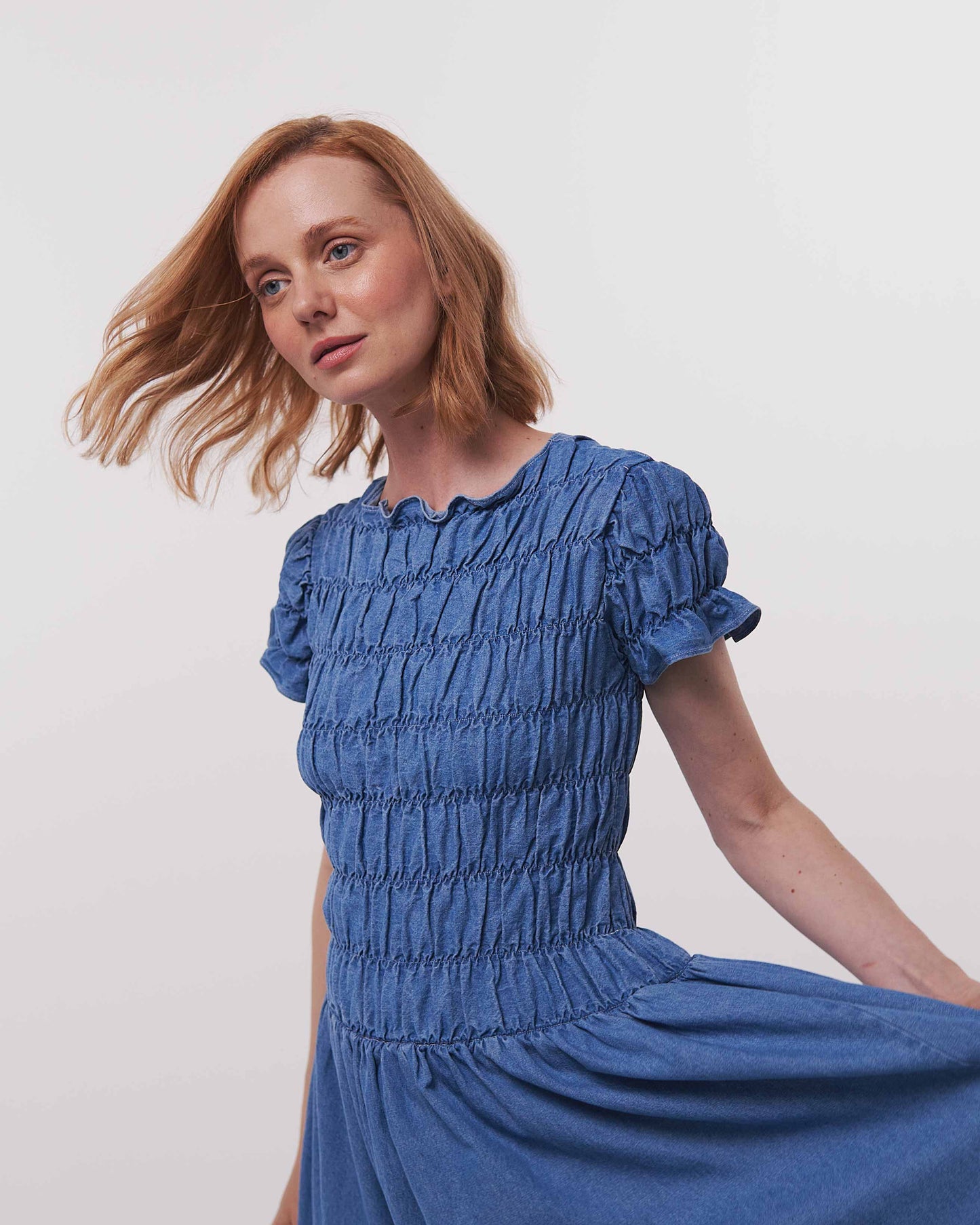 Vestido Atenas Cielo