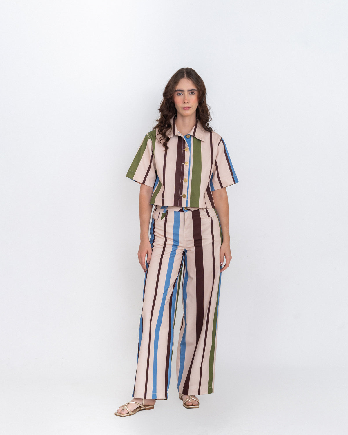 Top Block Azul/Verde