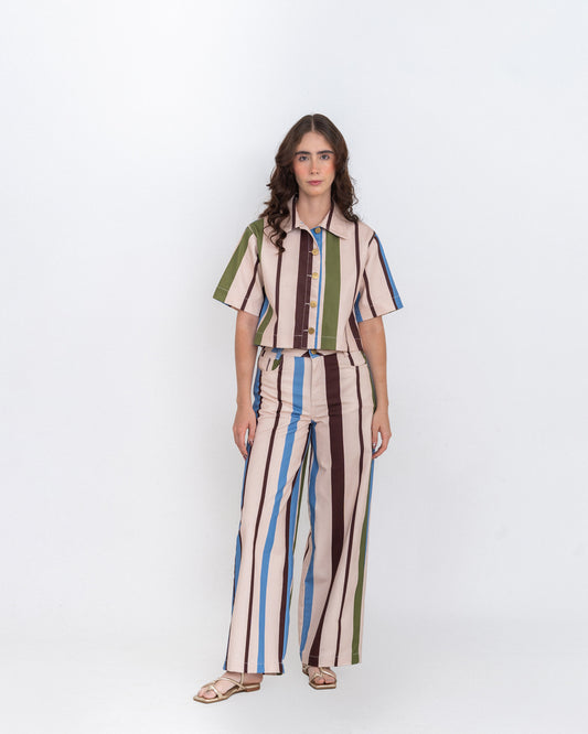 Top Block Azul/Verde