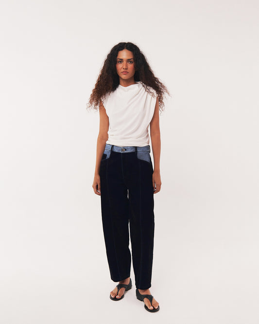 Jean Velvet Blue