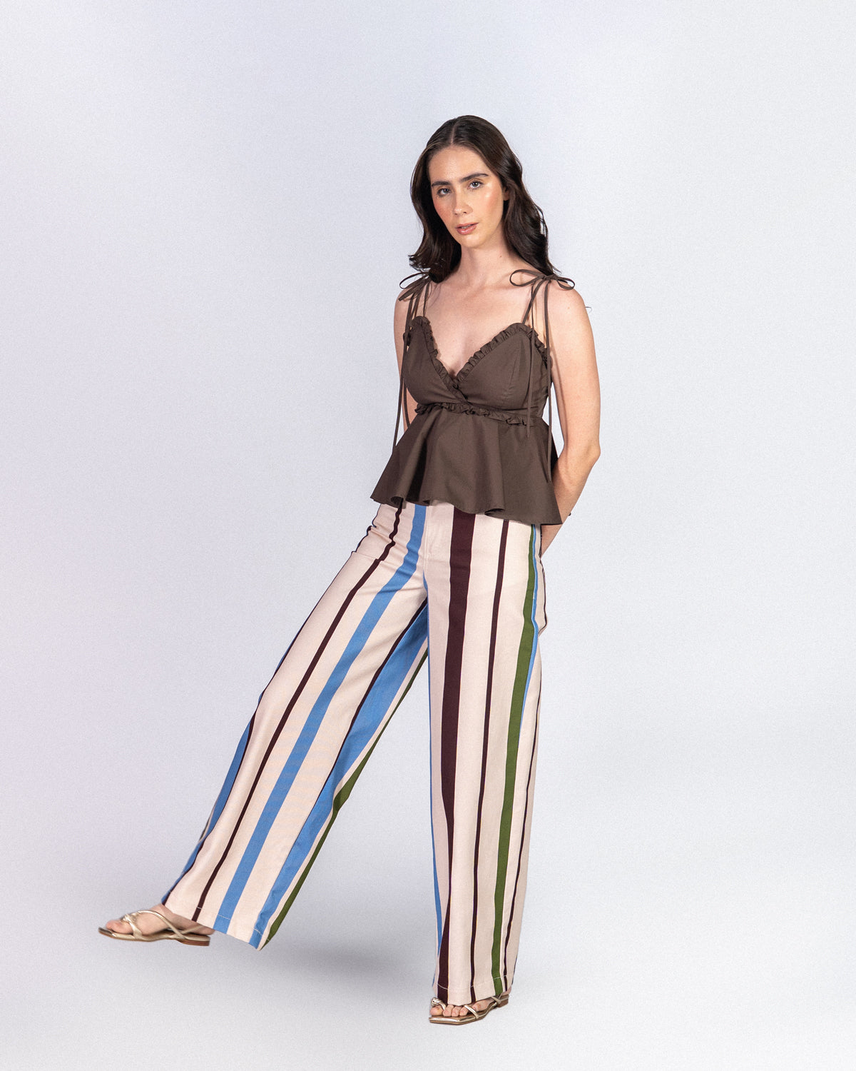 Jean Block Azul/Verde