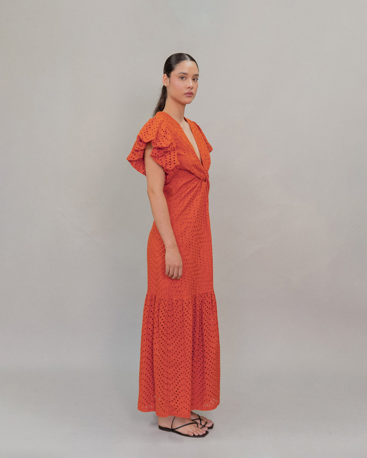 Vestido Azucena Naranja