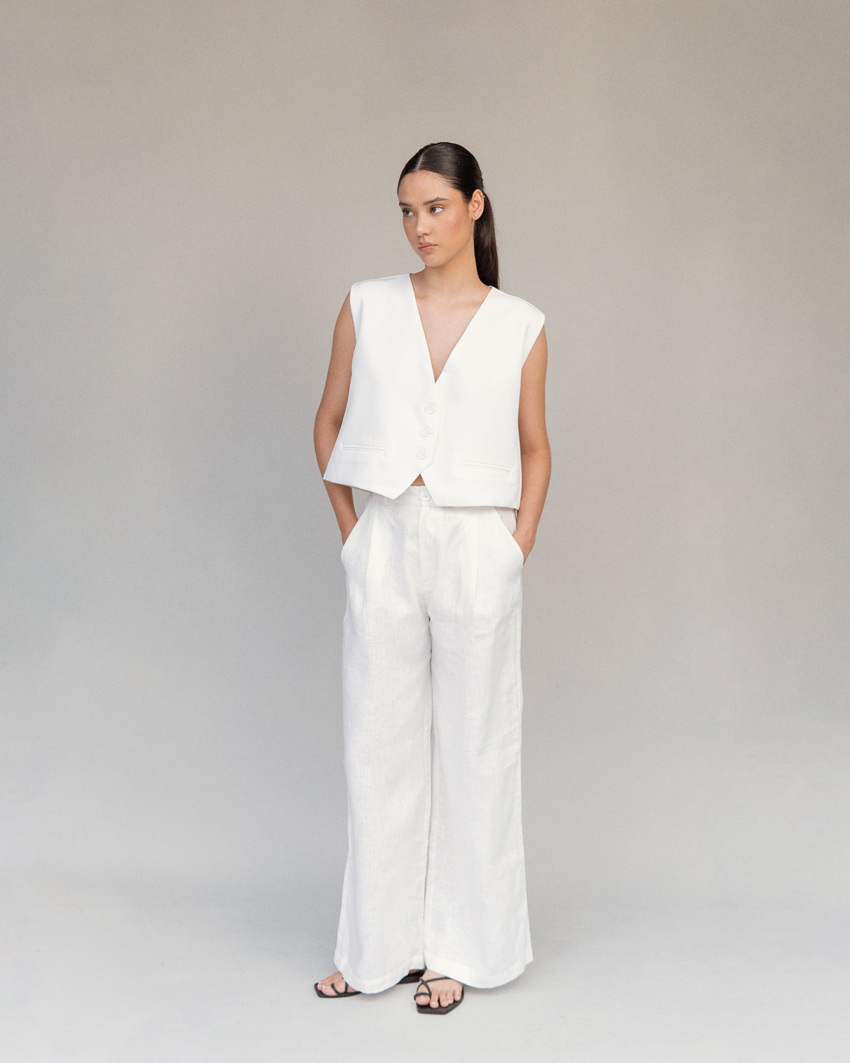 Chaleco Malia Blanco