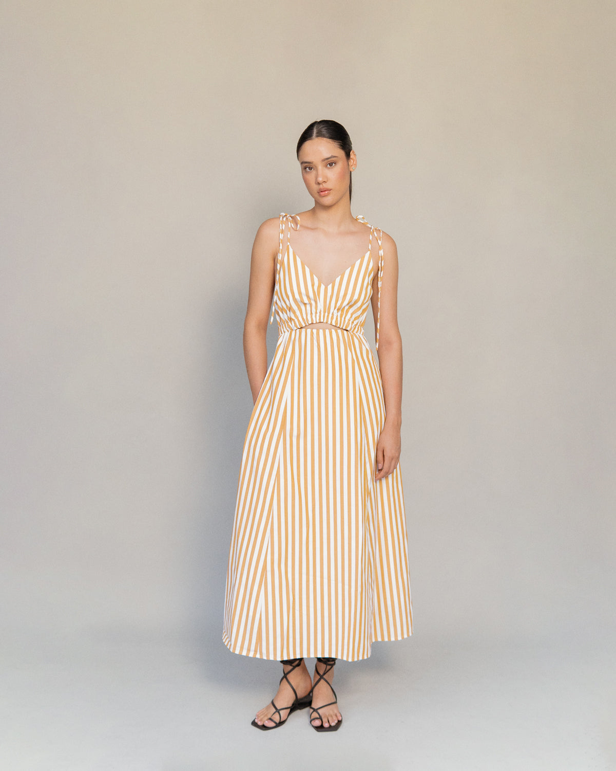 Vestido Kala Mostaza