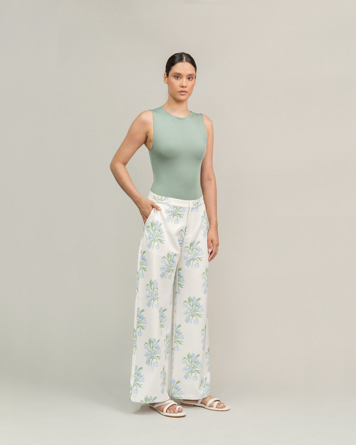Pantalón Lotto Celeste