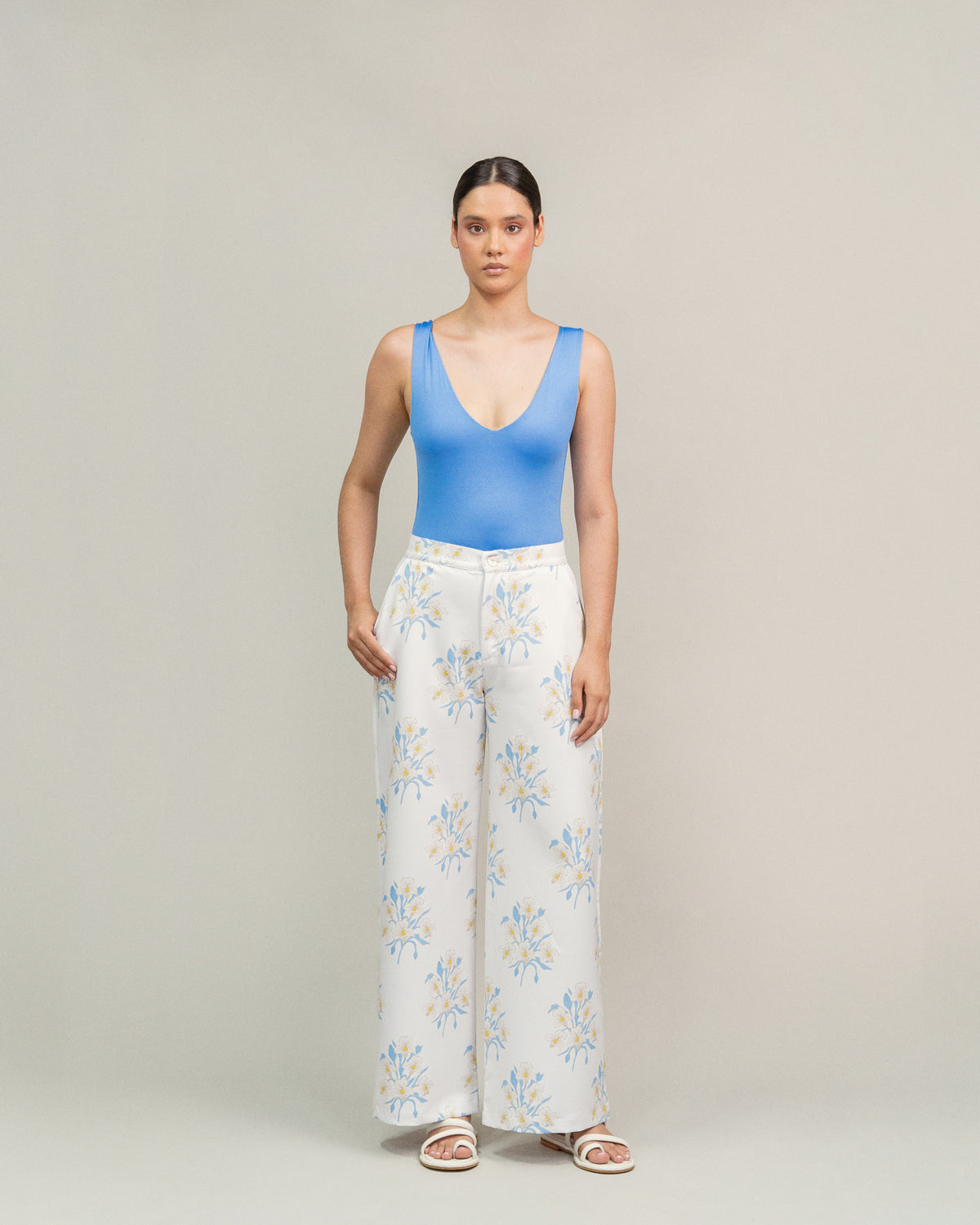 Pantalón Bouquet Celeste