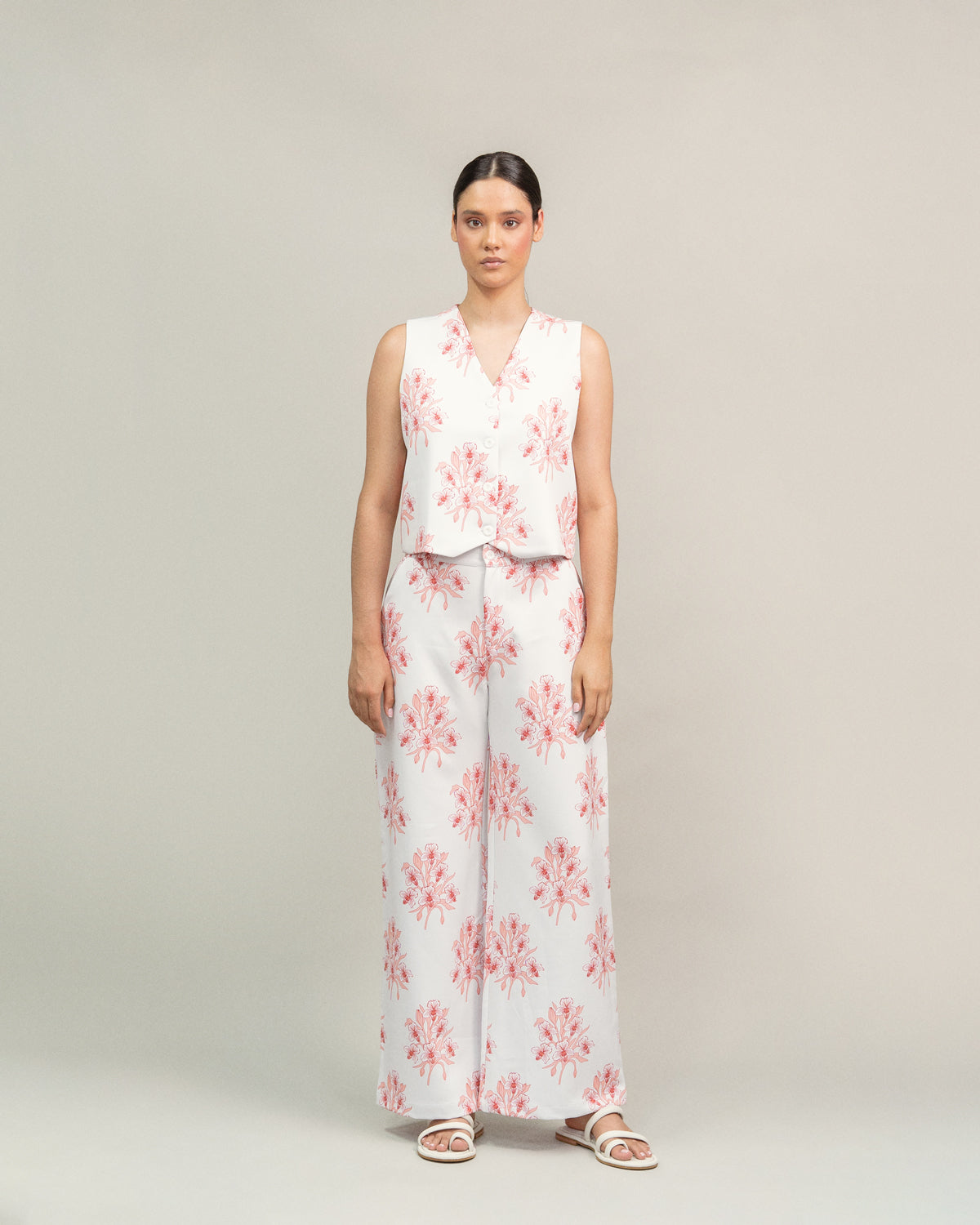 Pantalón Bouquet Coral