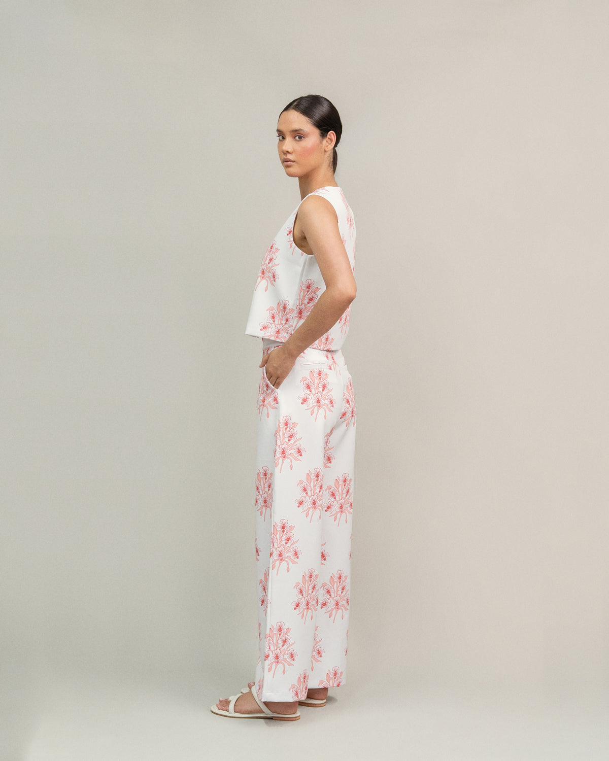 Pantalón Bouquet Coral